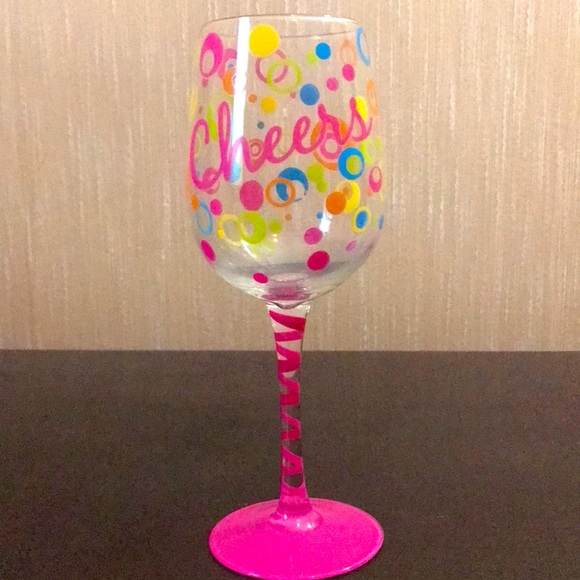 FINAL! Must go by 8/15 Hand painted 15oz. Glass - Picture 1 of 4